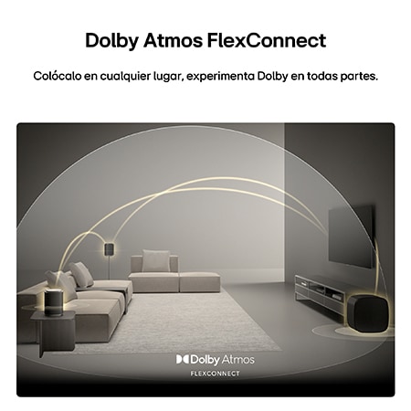 LG Sound Suite M5: bocina inalámbrica 1.1.1ch, con sonido espacial y Dolby Atmos FlexConnect , M5